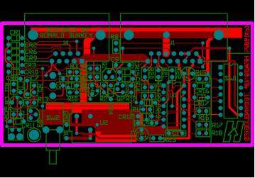 Remote-control panel circuit board.